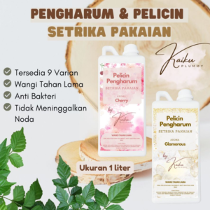 KAIKU PLUMMY Pewangi Setrika dan Pelicin Setrika Pakaian Laundry 1 Liter - Wangi Tahan Lama
