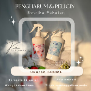 SPRAY Pewangi Setrika dan Pelicin Setrika Pakaian Laundry 500ML - Wangi Tahan Lama